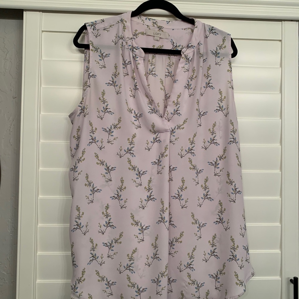 Lilac Loft sleeveless blouse